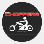 Choppers-color Round Sticker