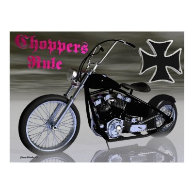 Choppers Rule Poster by graveminder