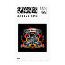 Chopshop No.9 logo Stamp