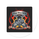 Chopshop No.9 logo stickers