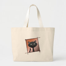 Chopsticks Kitty Canvas Bag