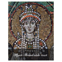 Chor Mosaics At San Vitale In Ravenna, Szene: Empr Full Color Flyer