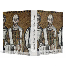Chor Mosaics At San Vitale In Ravenna, Szene: Kais 3 Ring Binder