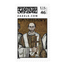 Chor Mosaics At San Vitale In Ravenna, Szene: Kais Postage Stamps