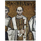 Chor Mosaics At San Vitale In Ravenna, Szene: Kais