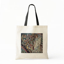 Chor Mosaics At San Vitale In Ravenna, Szene: Mose Tote Bag