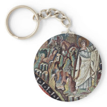 Chor Mosaics At San Vitale In Ravenna, Szene: Mose Keychains