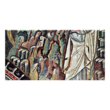Chor Mosaics At San Vitale In Ravenna, Szene: Mose Photo Cards