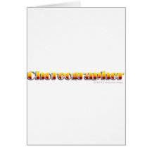 Choreographer (Text Only) Cards