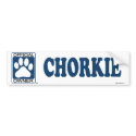 Chorkie Blue bumper stickers