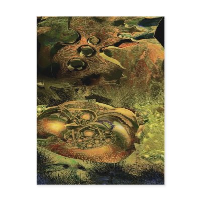 Chosen meditation spot Postcard by talisbird
