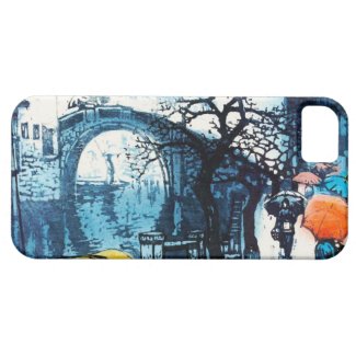 Chou Xing Hua Suzhou Scenery vintage chinese art Cover For iPhone 5/5S