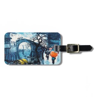 Chou Xing Hua Suzhou Scenery vintage chinese art Tags For Bags