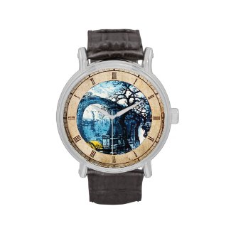 Chou Xing Hua Suzhou Scenery vintage chinese art Watches