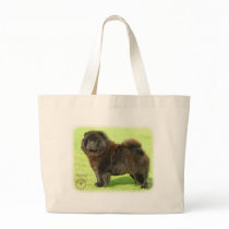Chow Chow 9B011D-08 Tote Bags