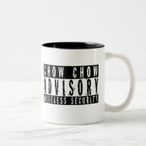 Chow Chow Advisory Wireless Security mugs