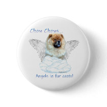 Chow Chow Angel - Button