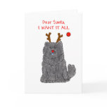 Chow Chow Black Dear Santa