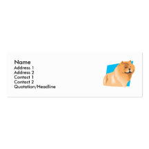 Chow Chow Business Card