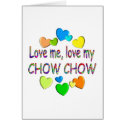 CHOW CHOW cards