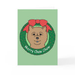 Chow Chow Christmas Card