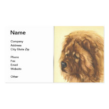 Chow Chow Dog Business Card