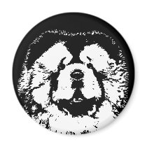Chow-Chow-Geschenke - Magnet by pupaya Chow-Chow-Geschenke - Magnet
