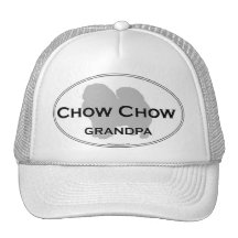 Chow Chow Grandpa Mesh Hats