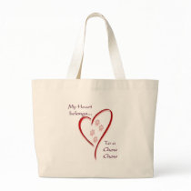Chow Chow Heart Belongs Bag