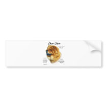 Chow Chow History Design bumper stickers by GreyWolfCreation Chow Chow History Design bumper stickers