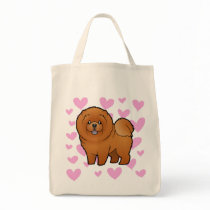Chow Chow Love Canvas Bag
