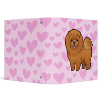 Chow Chow Love Vinyl Binder