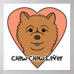 Chow Chow Lover Poster