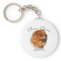 Chow Chow Mom 2 Key Chain