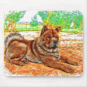 Chow Chow Mousepad by nextstopitaly Chow Chow Mousepad