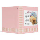 Chow Chow Puppy Book Vinyl Binder