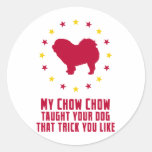 Chow Chow Rough-Coat Stickers