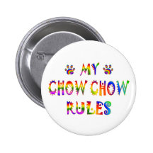 Chow Chow Rules Fun Pin
