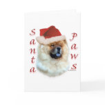 Chow Chow Santa Paws Cards