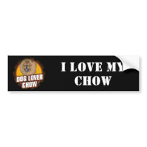 Chow Dog Lover bumper stickers by DogBreedGifts Chow Dog Lover bumper stickers