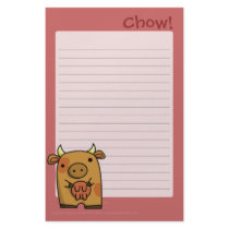Chow Writing Pad Personalized Stationery