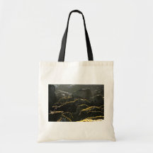 Chowiet Island beach kelp Tote Bags