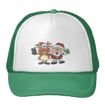 Chrirtmas Mesh Hats