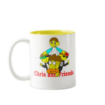 Chris and Friends Mug mugs