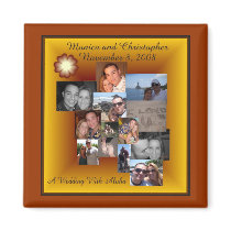 Chris and Monica Collage Magnet by cfmvwedding Chris and Monica Collage Magnet
