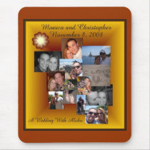 Chris and Monica Collage Mousepad