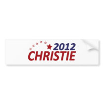 Chris Christie 2012 Bumper Stickers