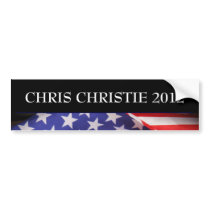 CHRIS CHRISTIE 2012 Bumper Sticker