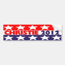 Chris Christie 2012 Bumper Sticker
