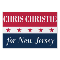 Chris Christie for New Jersey Lawn Signs